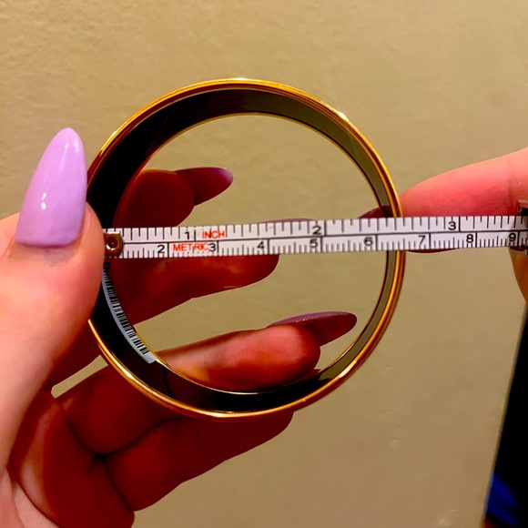 Hermes Enamel Wide Bangle Bracelet - Picture 2 of 8
